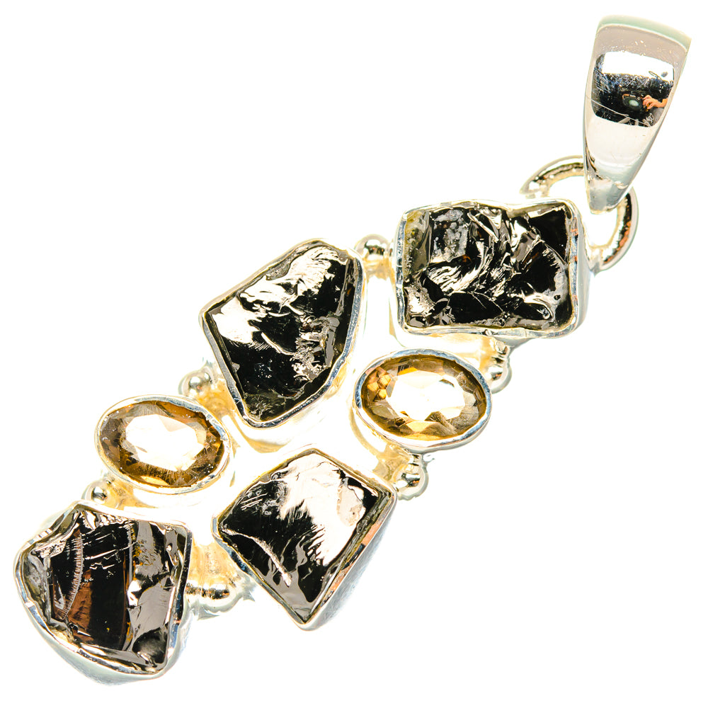 Shungite Pendants handcrafted by Ana Silver Co - PD29490 - Photo 2