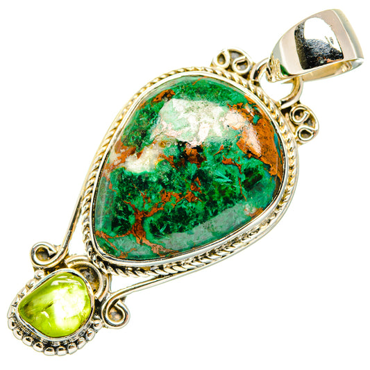 Chrysocolla Pendants handcrafted by Ana Silver Co - PD29496 - Photo 2
