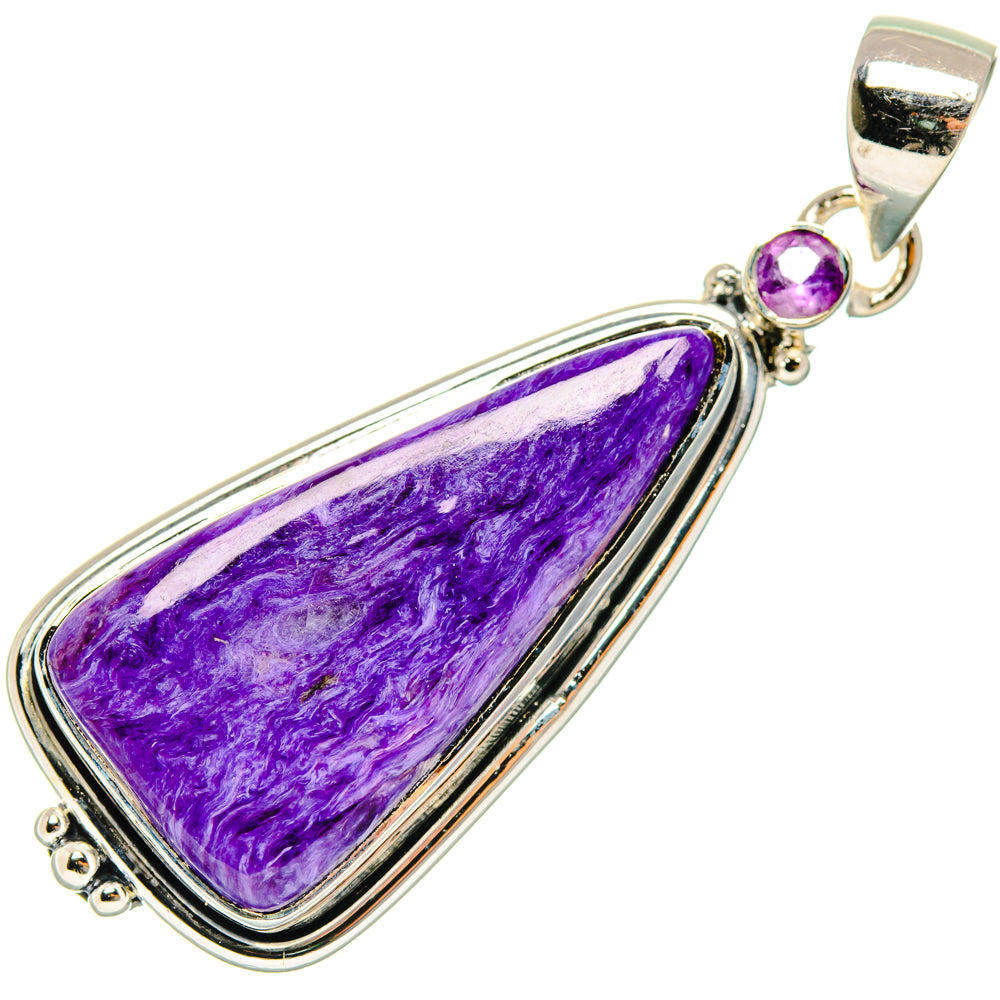 Charoite Pendants handcrafted by Ana Silver Co - PD29497 - Photo 2