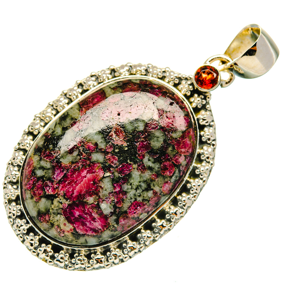 Russian Eudialyte, Garnet Pendants handcrafted by Ana Silver Co - PD29520 - Photo 2