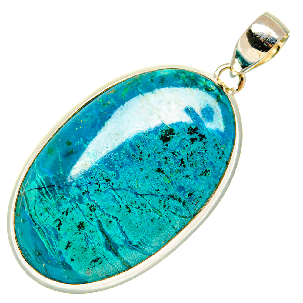 Chrysocolla Pendants handcrafted by Ana Silver Co - PD29576 - Photo 2