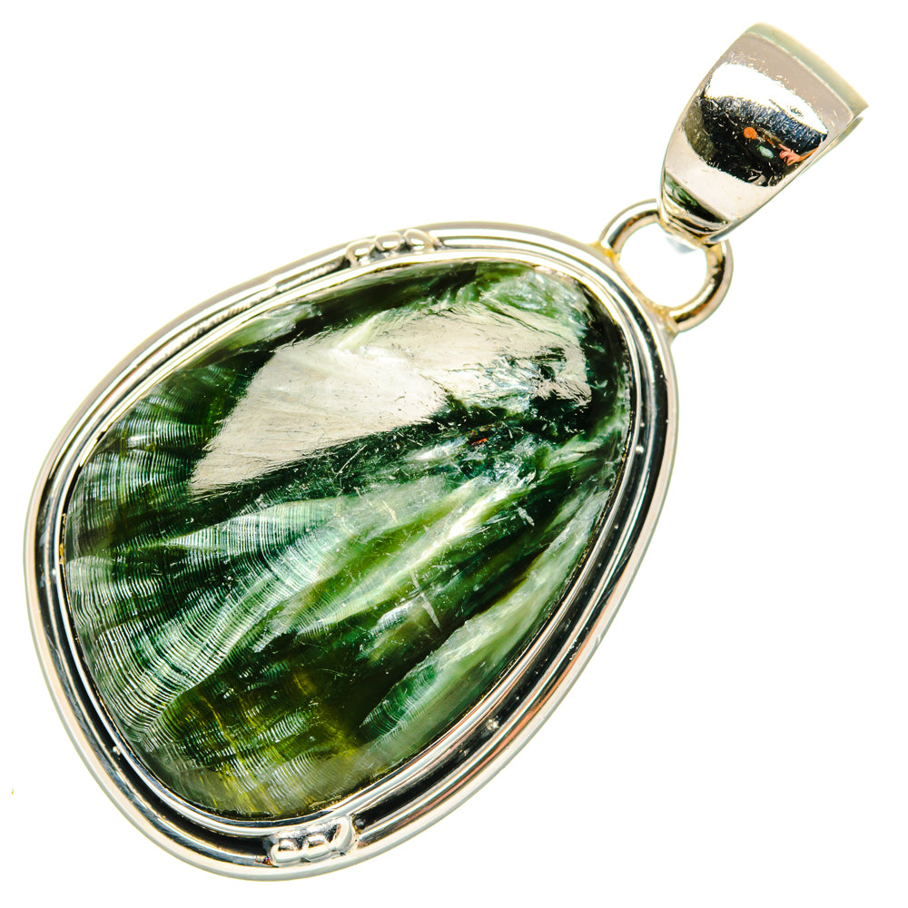 Seraphinite Pendants handcrafted by Ana Silver Co - PD29614 - Photo 2