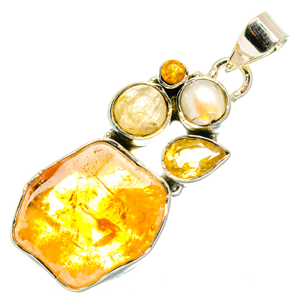 Citrine Pendants handcrafted by Ana Silver Co - PD29706 - Photo 2