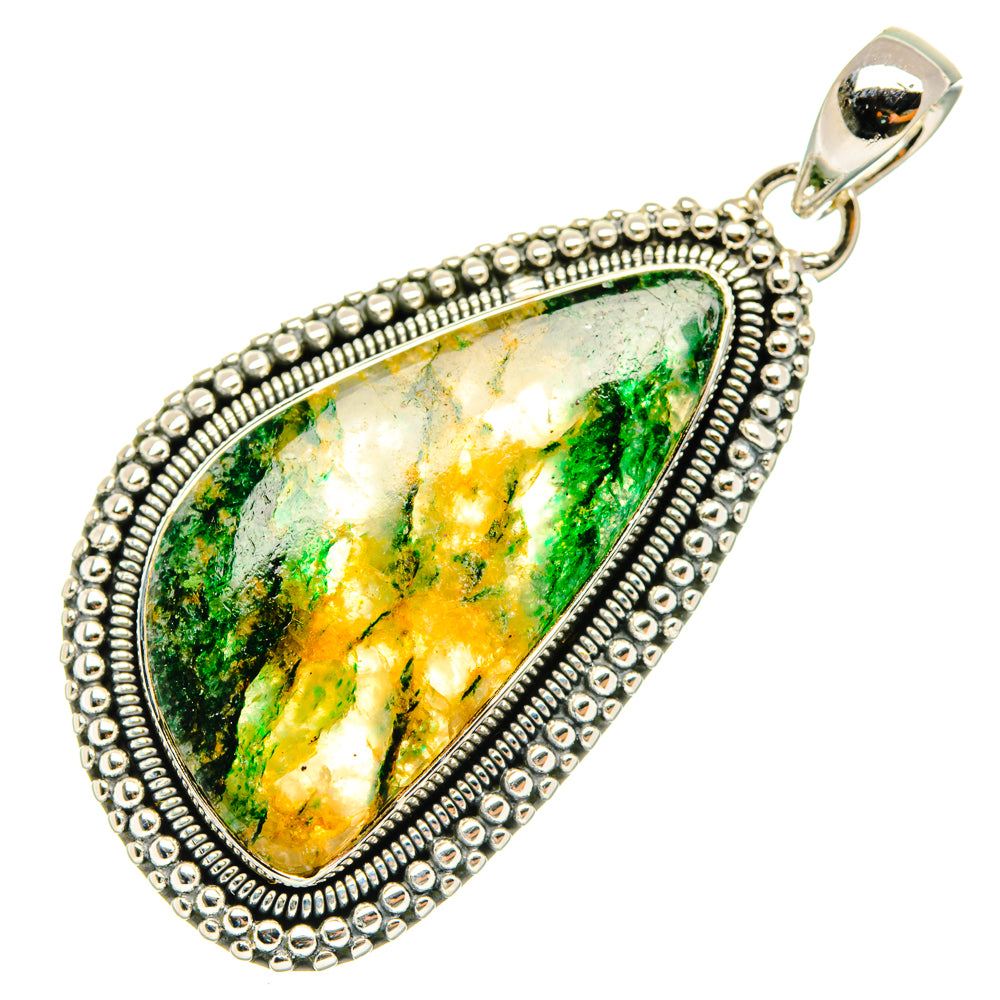 Green Aventurine Pendants handcrafted by Ana Silver Co - PD29735 - Photo 2