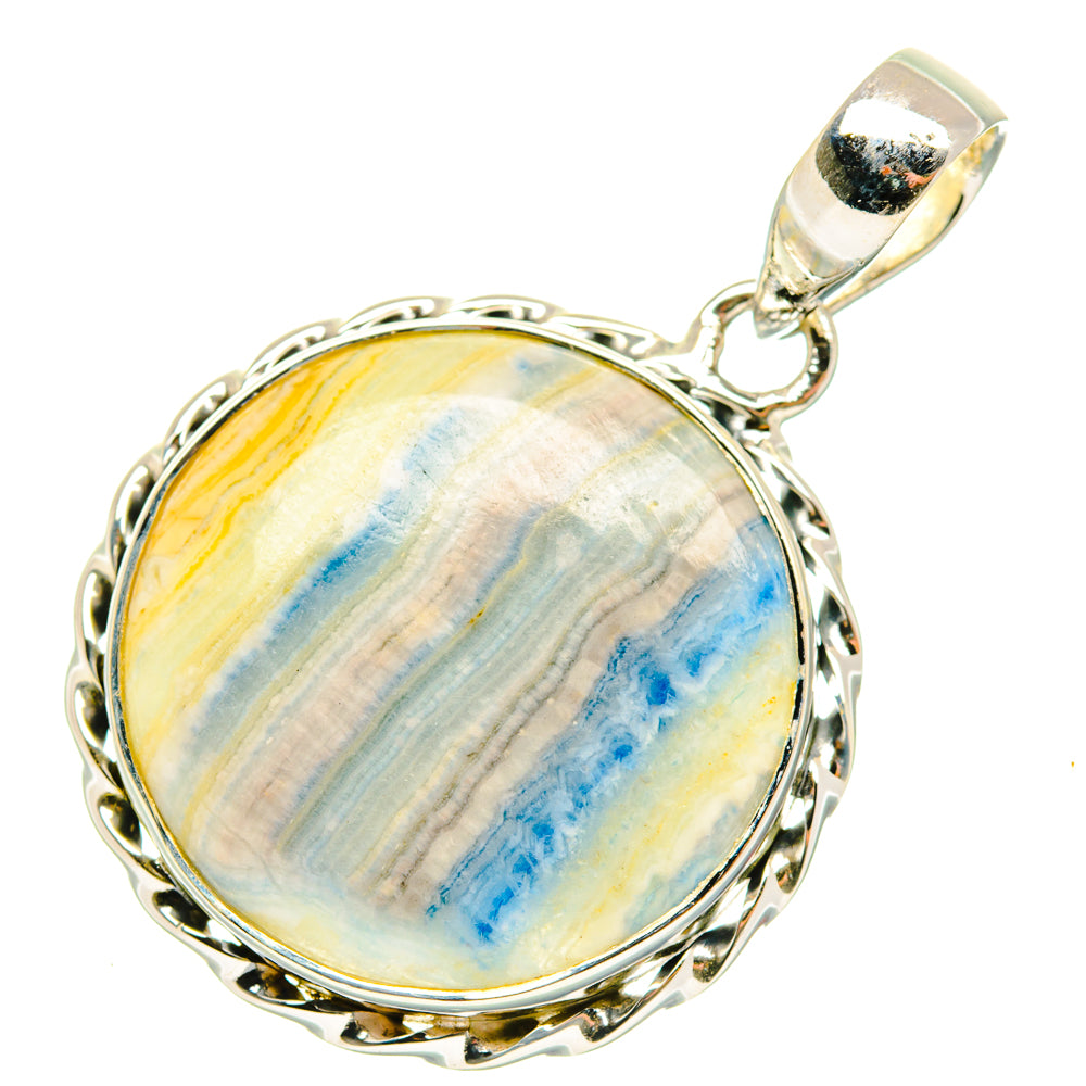 Blue Scheelite Pendants handcrafted by Ana Silver Co - PD29780 - Photo 2