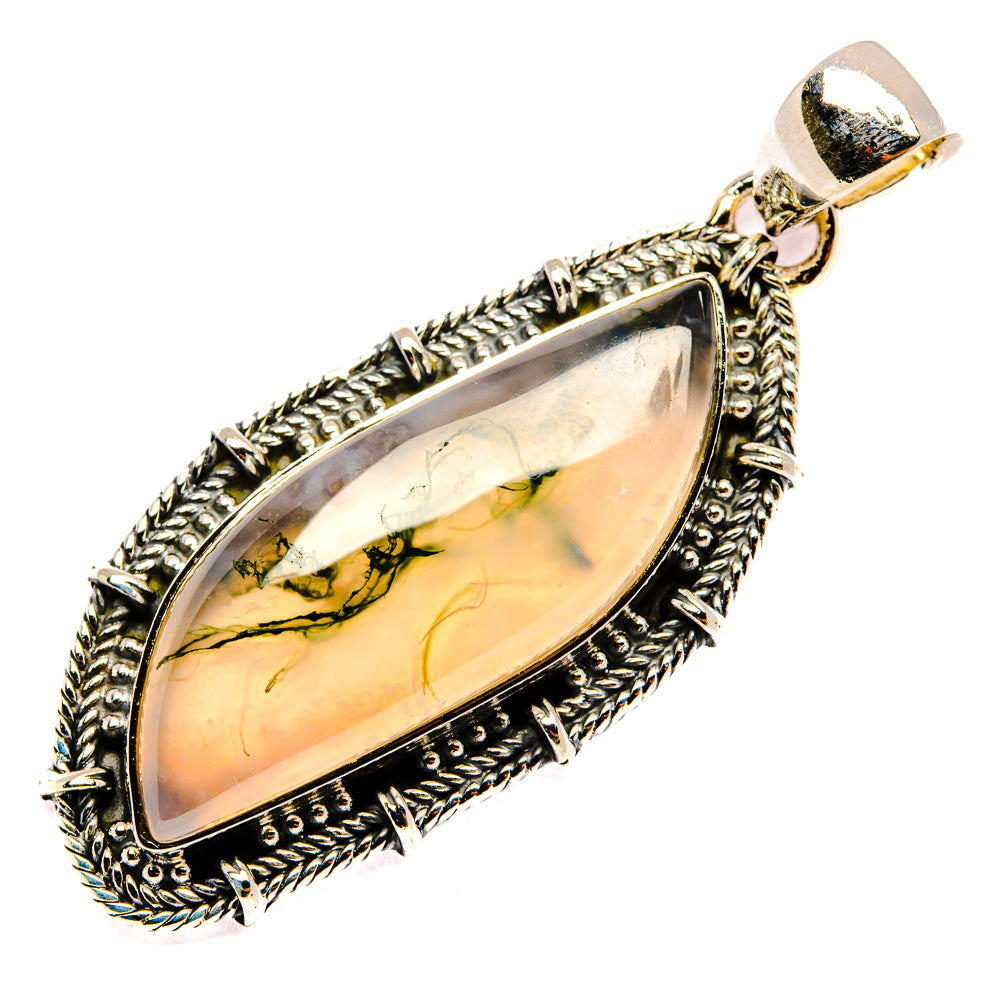 Dendritic Opal Pendants handcrafted by Ana Silver Co - PD29832 - Photo 2