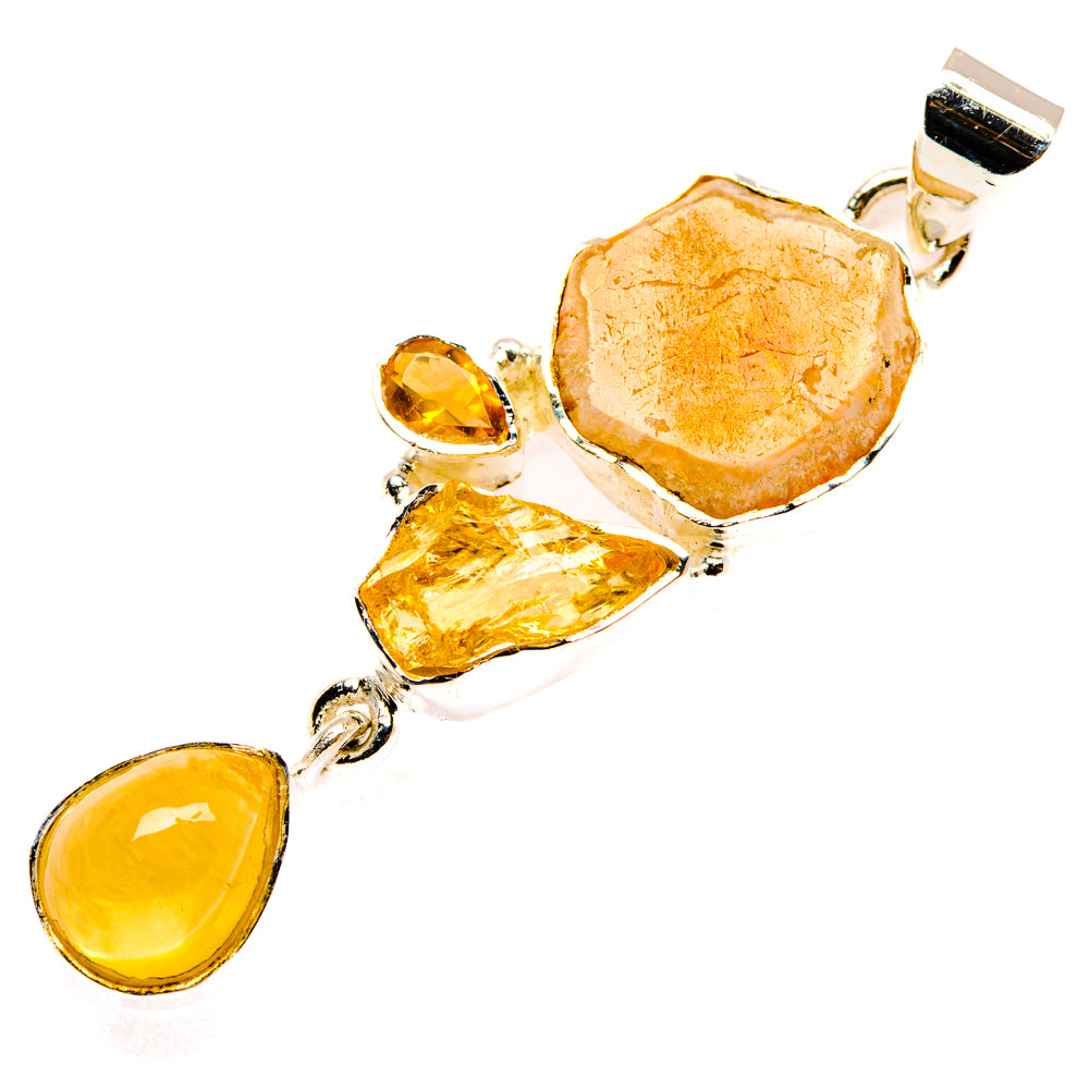Citrine Pendants handcrafted by Ana Silver Co - PD29856 - Photo 2