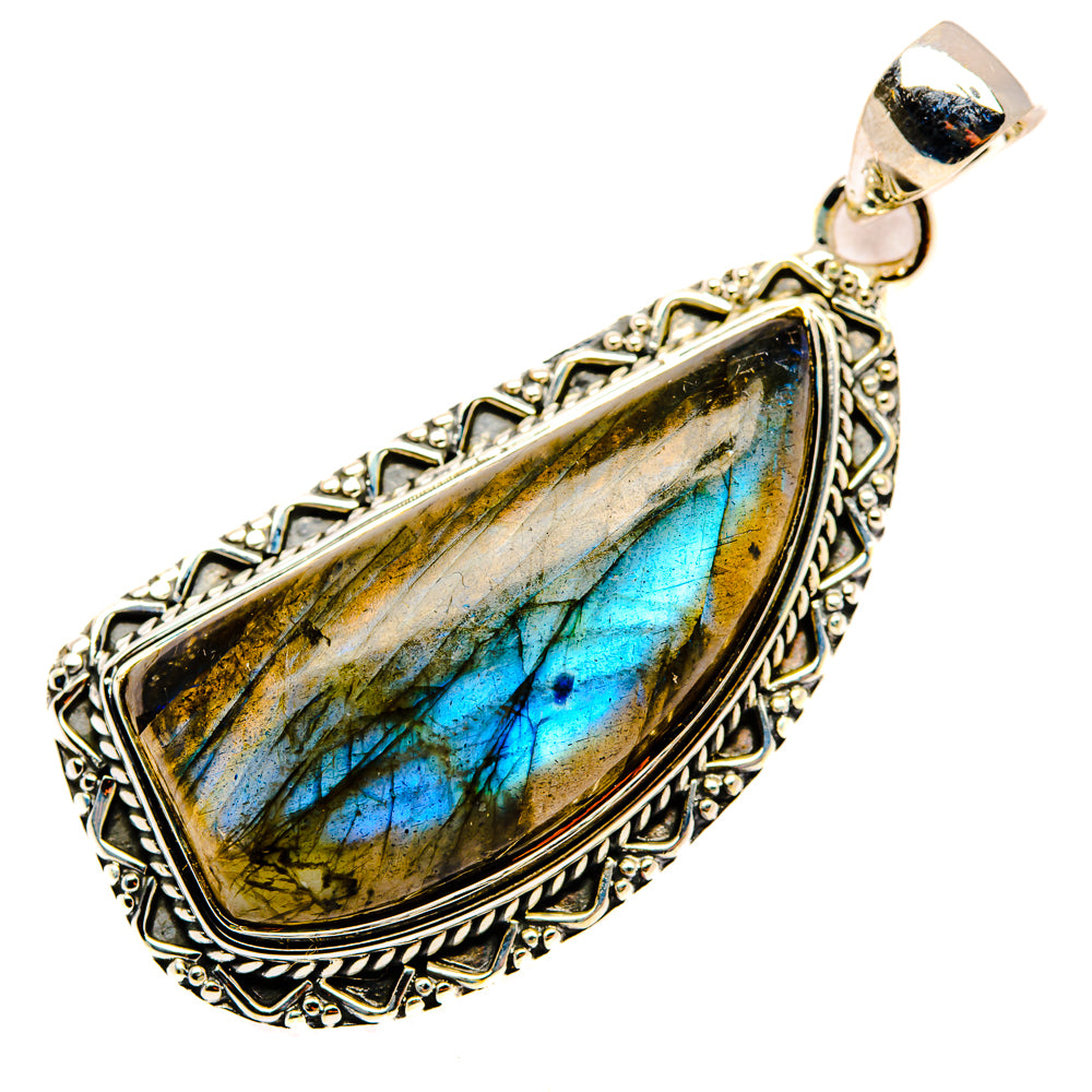 Labradorite Pendants handcrafted by Ana Silver Co - PD29861 - Photo 2