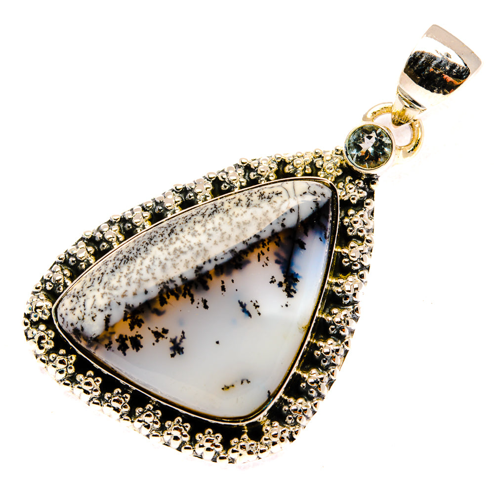 Dendritic Opal Pendants handcrafted by Ana Silver Co - PD29879 - Photo 2