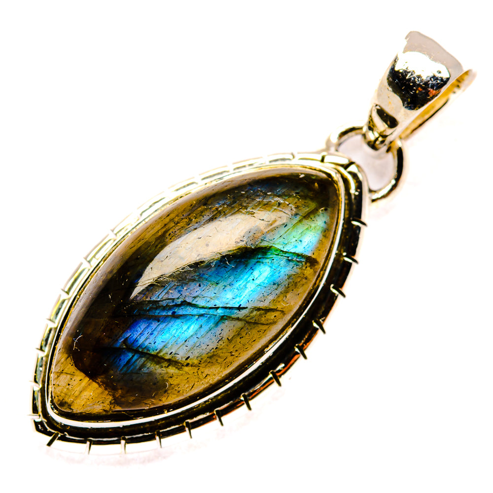 Labradorite Pendants handcrafted by Ana Silver Co - PD29907 - Photo 2
