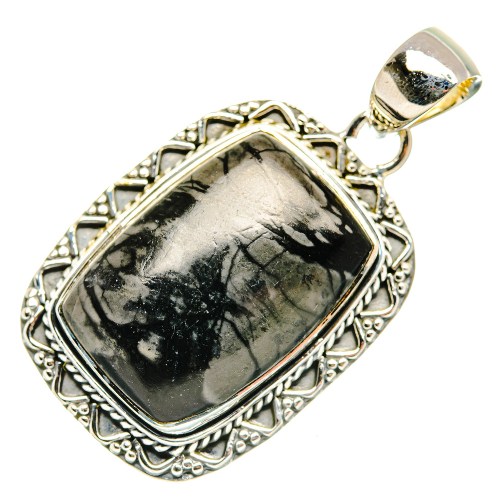 Picasso Jasper Pendants handcrafted by Ana Silver Co - PD29931 - Photo 2
