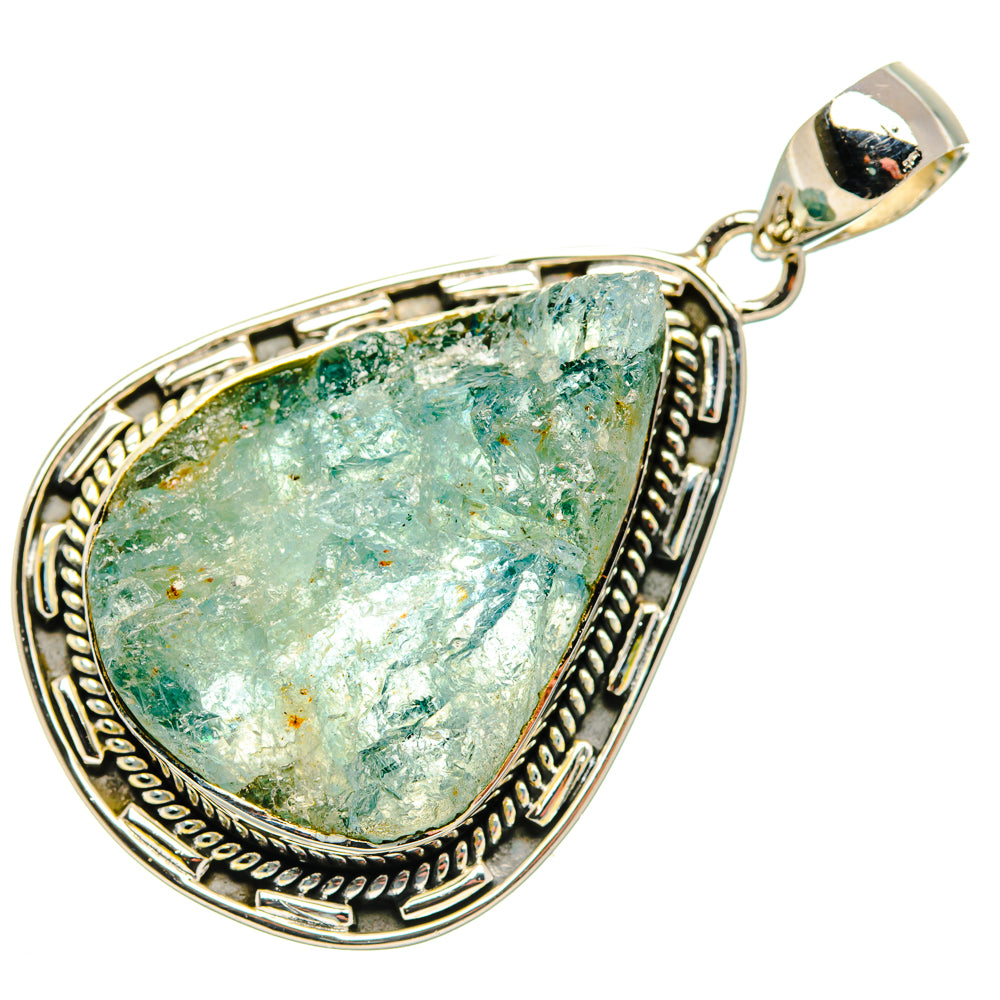 Aquamarine Pendants handcrafted by Ana Silver Co - PD29949 - Photo 2