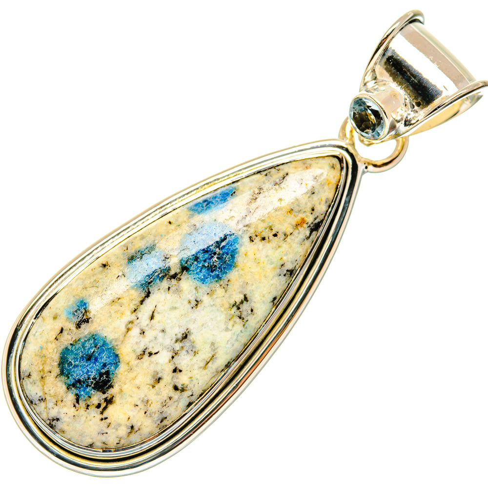 K2 Blue Azurite Pendants handcrafted by Ana Silver Co - PD29990 - Photo 2