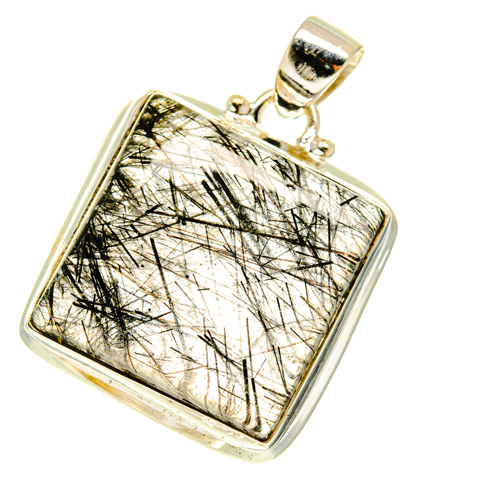 Tourmalinated Quartz Pendants handcrafted by Ana Silver Co - PD3007