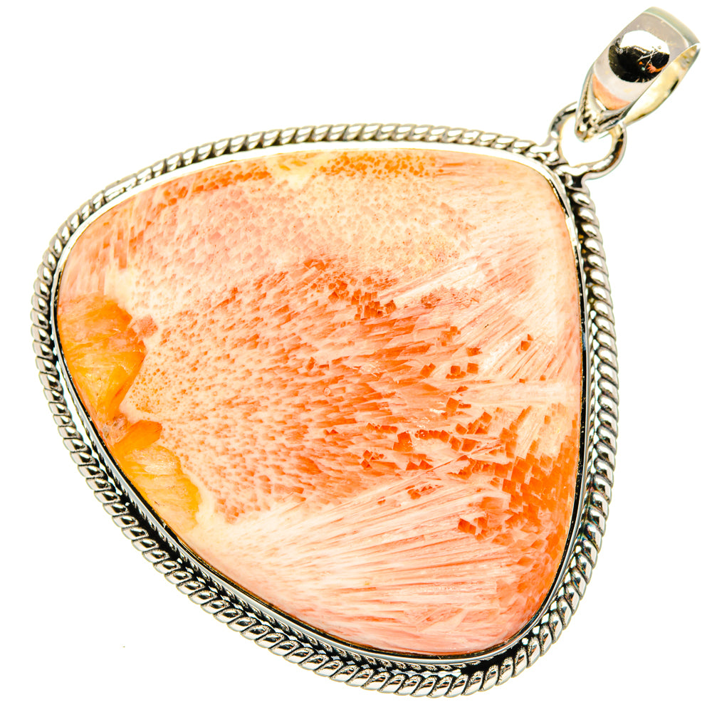 Scolecite Pendants handcrafted by Ana Silver Co - PD30094 - Photo 2