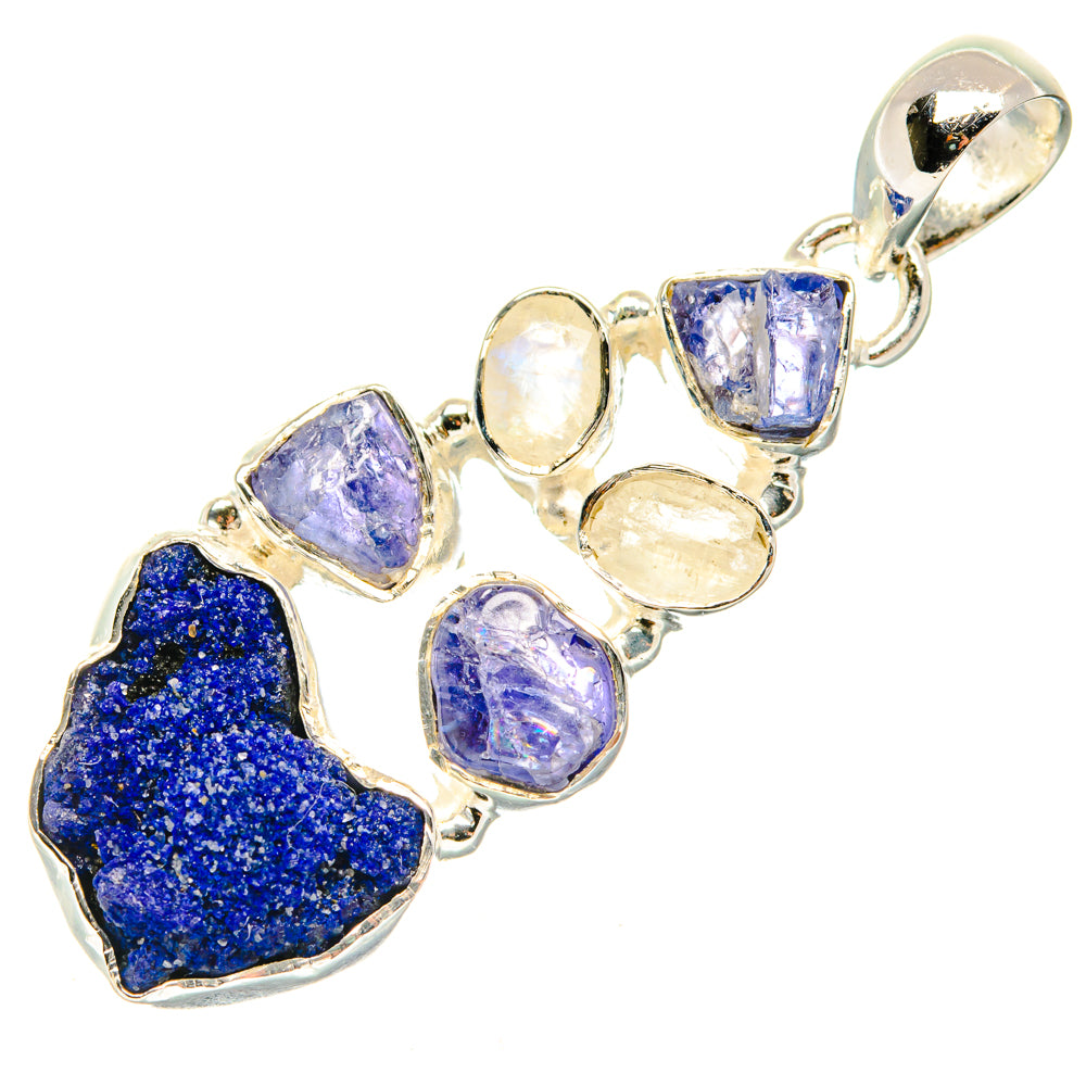 Lapis Lazuli Pendants handcrafted by Ana Silver Co - PD30117 - Photo 2