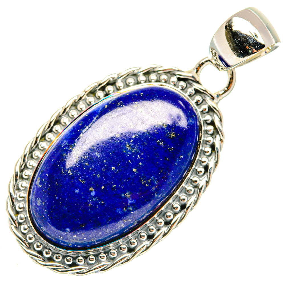 Lapis Lazuli Pendants handcrafted by Ana Silver Co - PD30134 - Photo 2