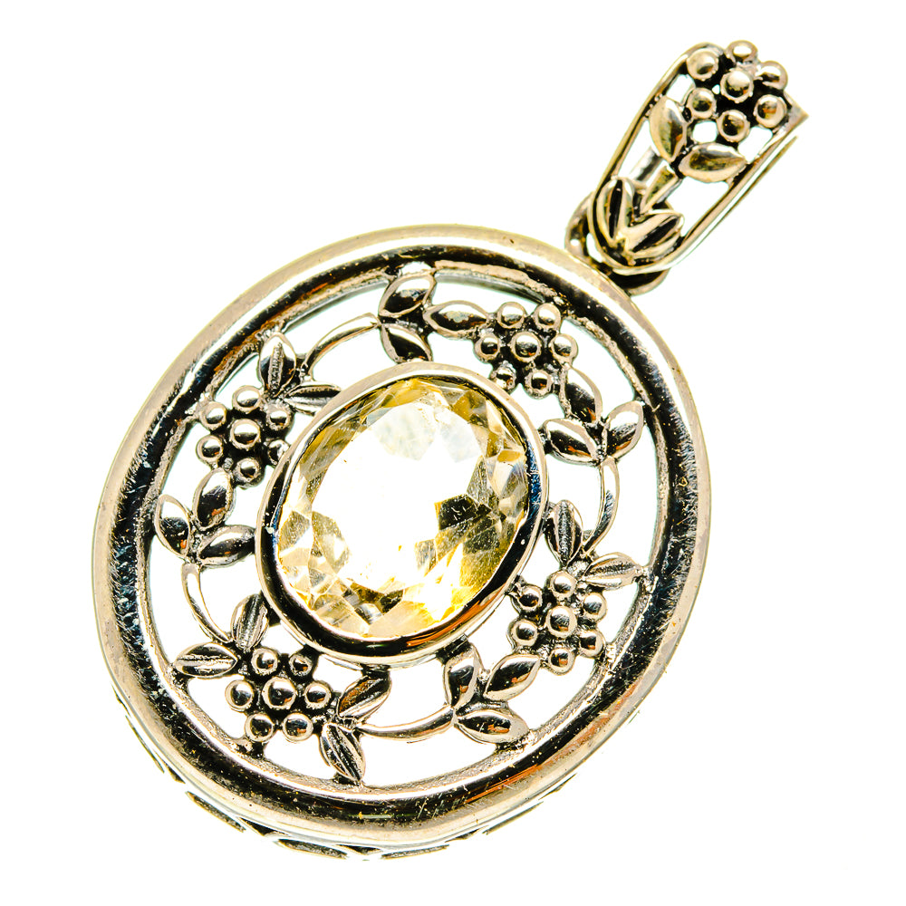 Citrine Pendants handcrafted by Ana Silver Co - PD3014