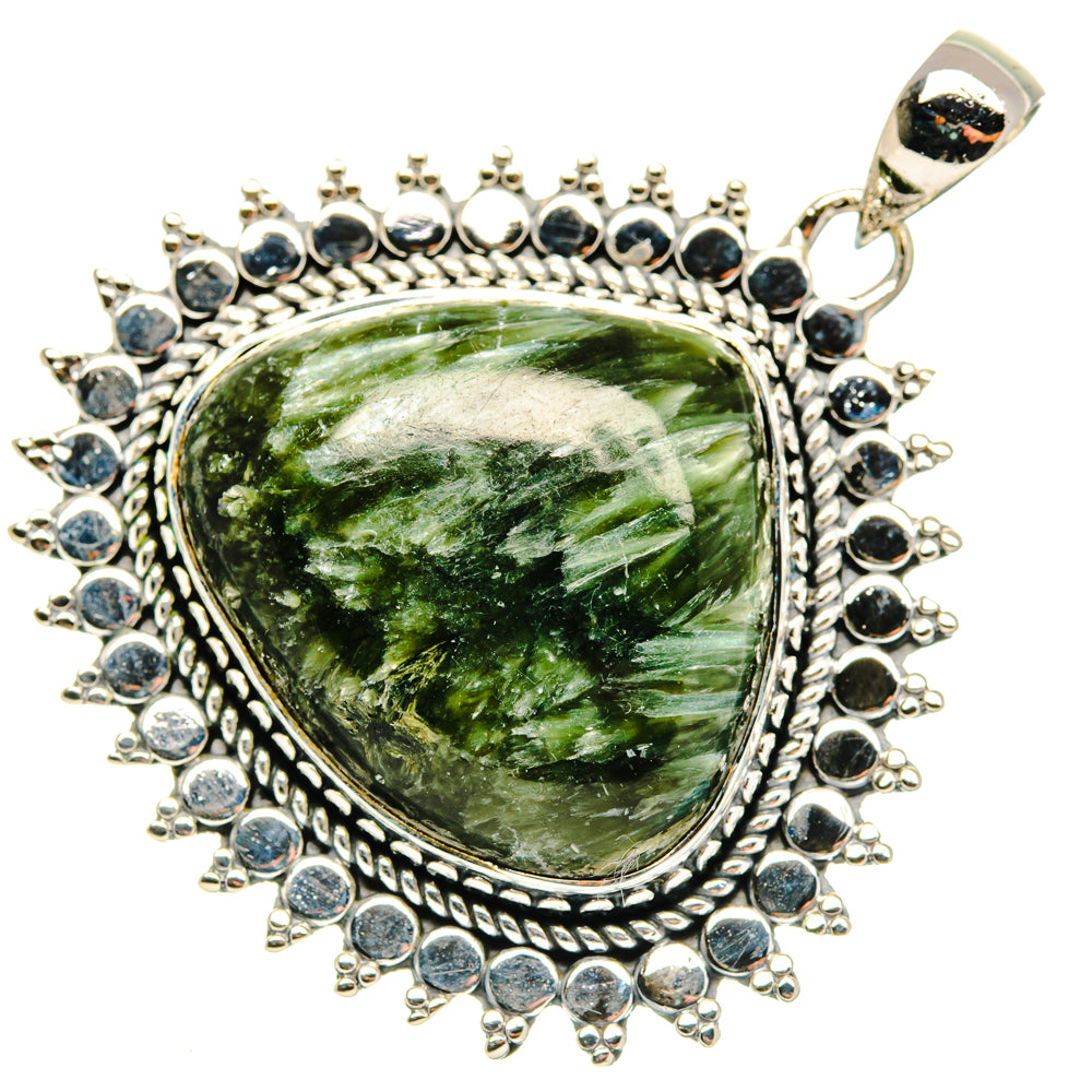 Seraphinite Pendants handcrafted by Ana Silver Co - PD30206 - Photo 2