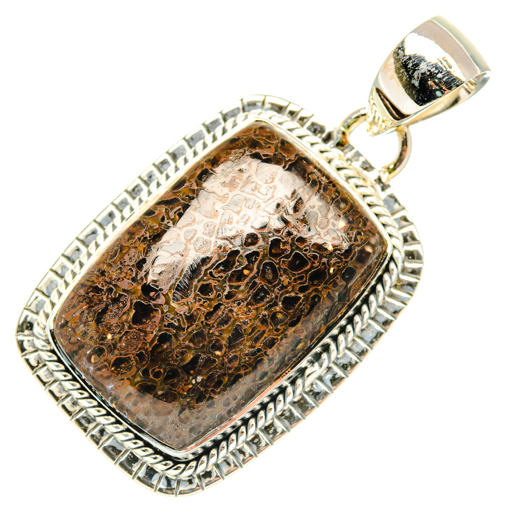 Dinosaur Bone Pendants handcrafted by Ana Silver Co - PD30214 - Photo 2