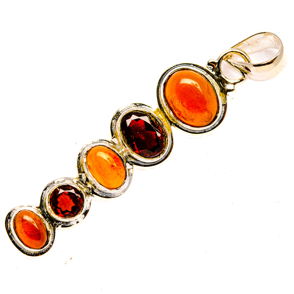 Carnelian Pendants handcrafted by Ana Silver Co - PD30305 - Photo 2