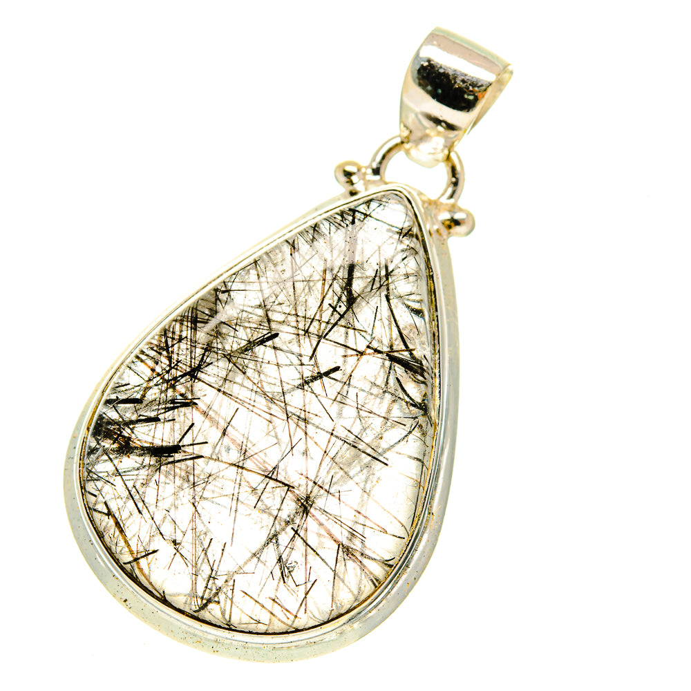 Tourmalinated Quartz Pendants handcrafted by Ana Silver Co - PD3032