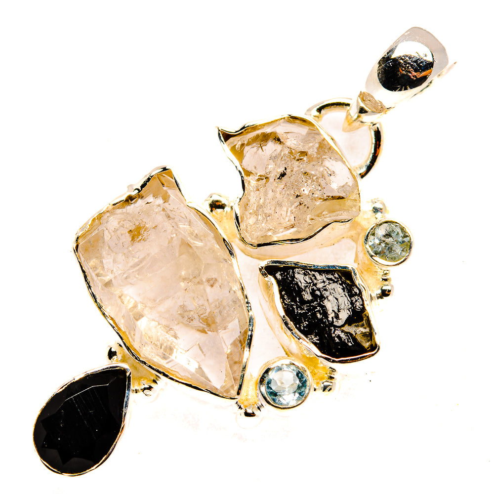 Rainbow Moonstone Pendants handcrafted by Ana Silver Co - PD30348 - Photo 2