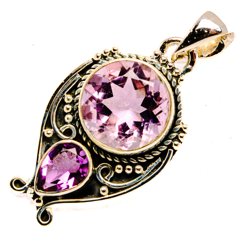 Amethyst Pendants handcrafted by Ana Silver Co - PD30351 - Photo 2