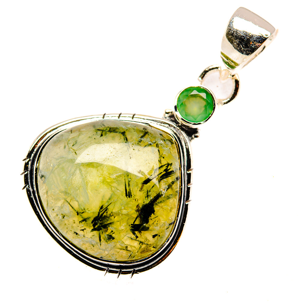 Prehnite Pendants handcrafted by Ana Silver Co - PD30358 - Photo 2