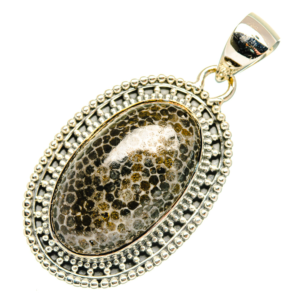 Stingray Coral Pendants handcrafted by Ana Silver Co - PD30419 - Photo 2