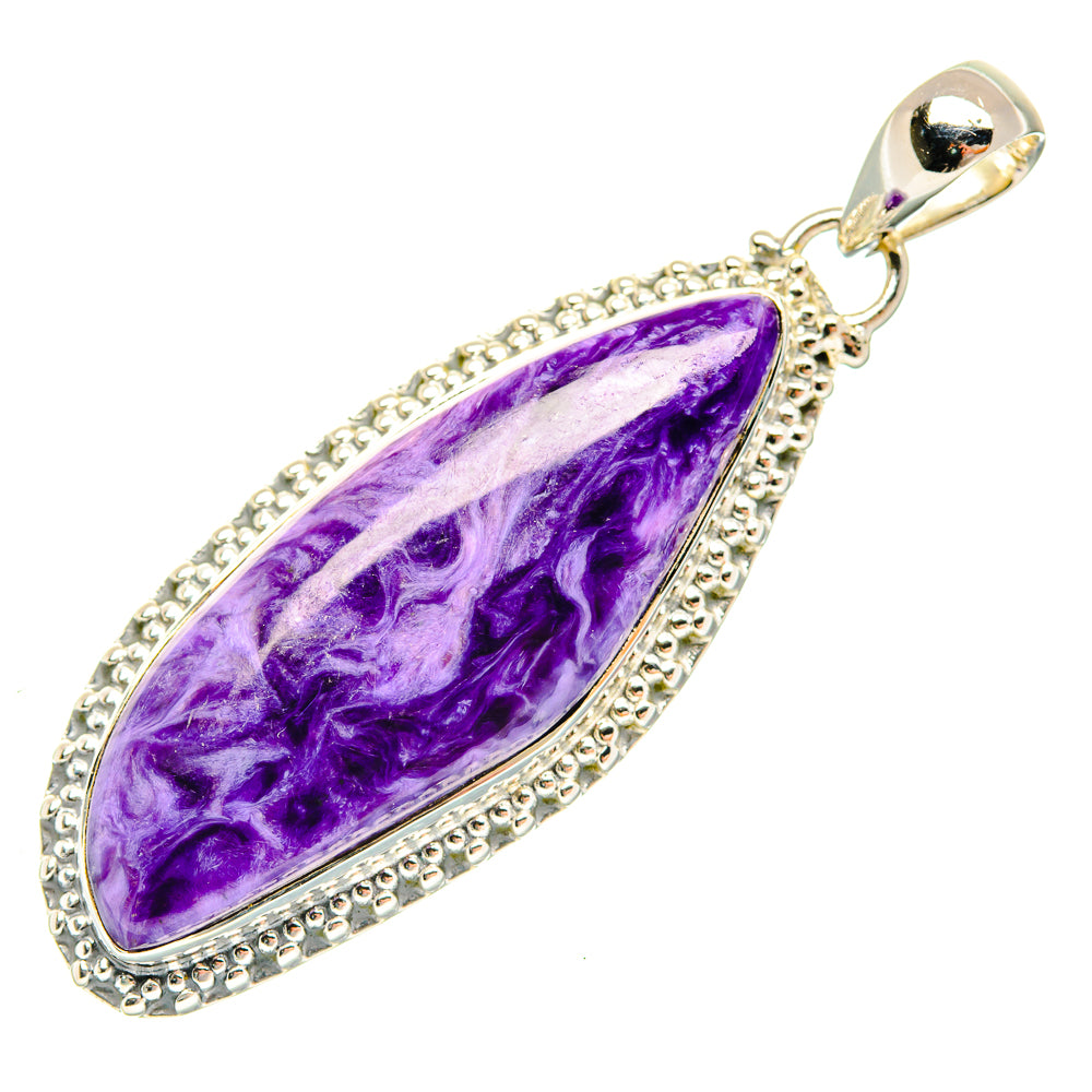 Charoite Pendants handcrafted by Ana Silver Co - PD30535 - Photo 2