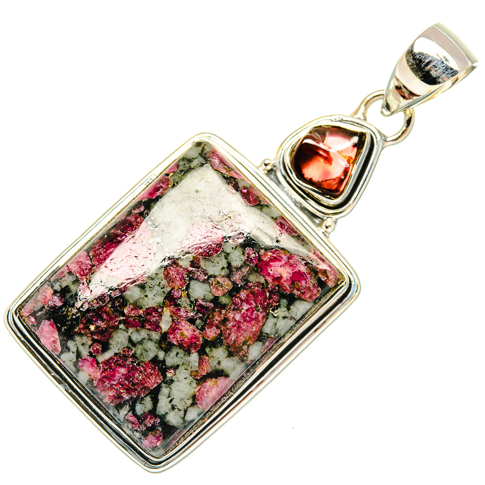 Russian Eudialyte Pendants handcrafted by Ana Silver Co - PD30541 - Photo 2