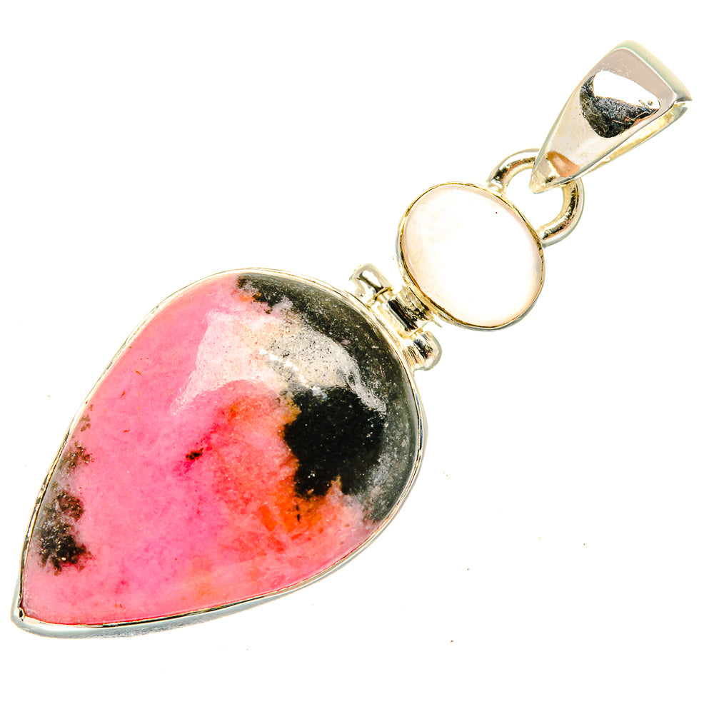 Rhodonite Pendants handcrafted by Ana Silver Co - PD30576 - Photo 2