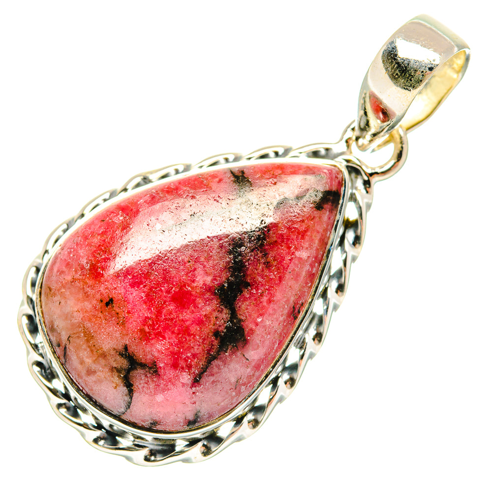 Rhodonite Pendants handcrafted by Ana Silver Co - PD30627 - Photo 2