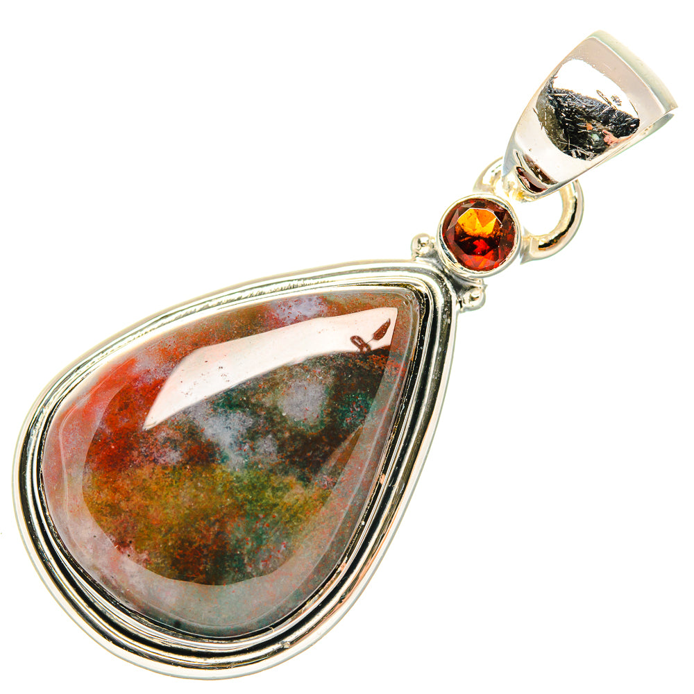 Bloodstone Pendants handcrafted by Ana Silver Co - PD30633 - Photo 2