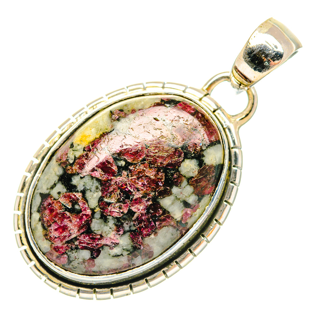Russian Eudialyte Pendants handcrafted by Ana Silver Co - PD30646 - Photo 2