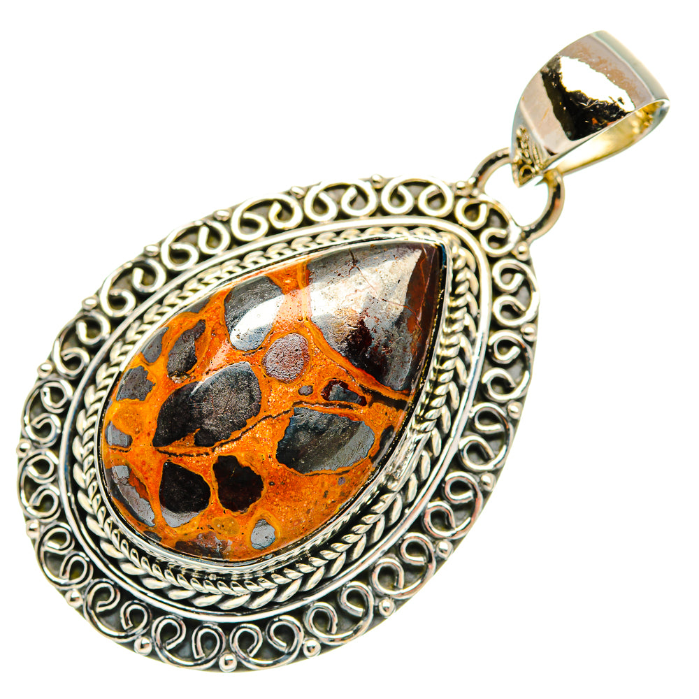 Bauxite Pendants handcrafted by Ana Silver Co - PD30686 - Photo 2