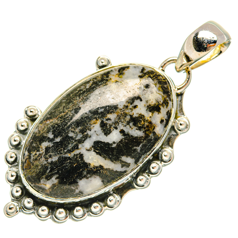 Pyrite Agate Pendants handcrafted by Ana Silver Co - PD30697 - Photo 2