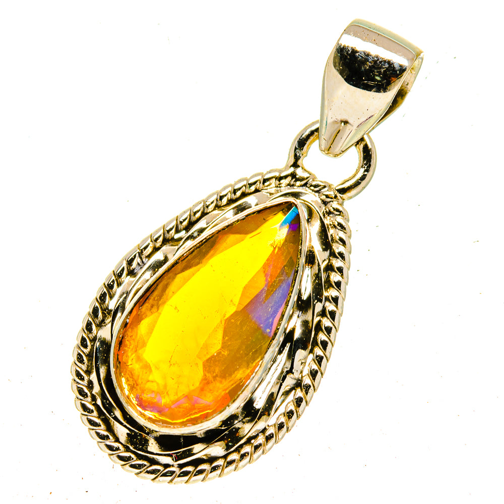 Ethiopian Opal Pendants handcrafted by Ana Silver Co - PD3071