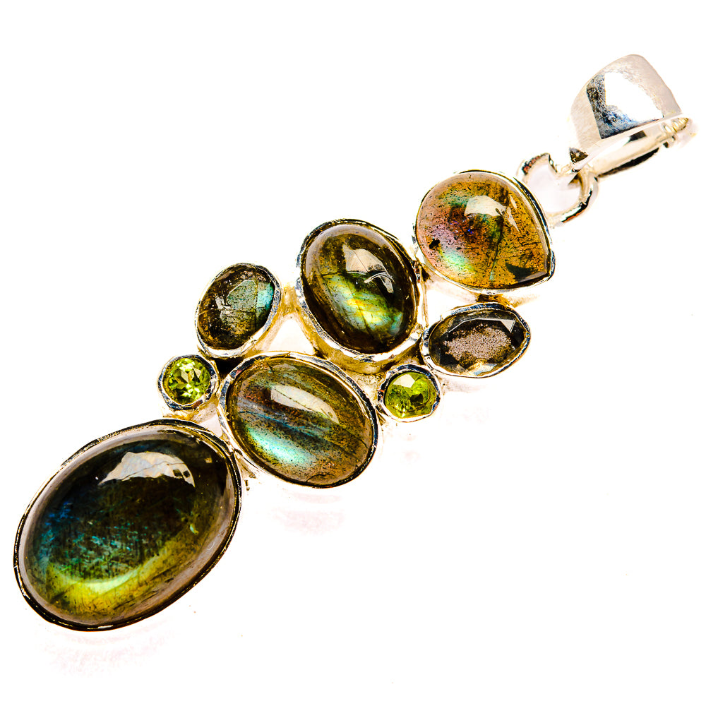 Labradorite Pendants handcrafted by Ana Silver Co - PD30720 - Photo 2