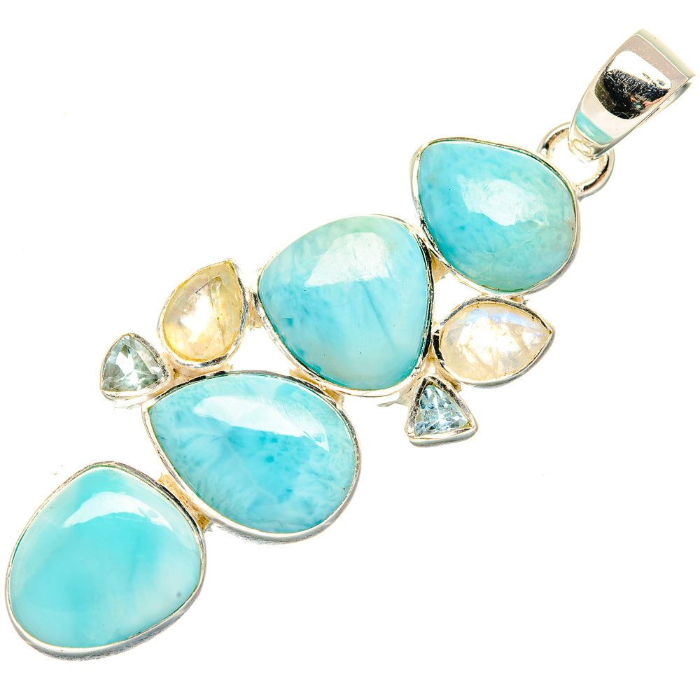 Larimar Pendants handcrafted by Ana Silver Co - PD30773 - Photo 2