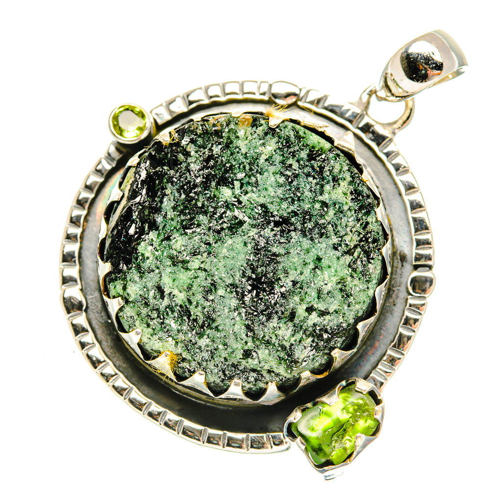 Green Fuchsite Pendants handcrafted by Ana Silver Co - PD30777 - Photo 2