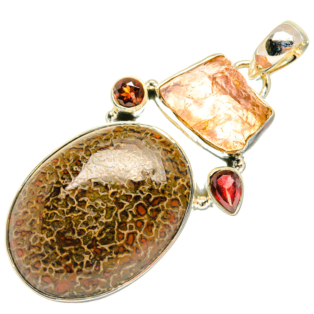 Dinosaur Bone Pendants handcrafted by Ana Silver Co - PD30788 - Photo 2