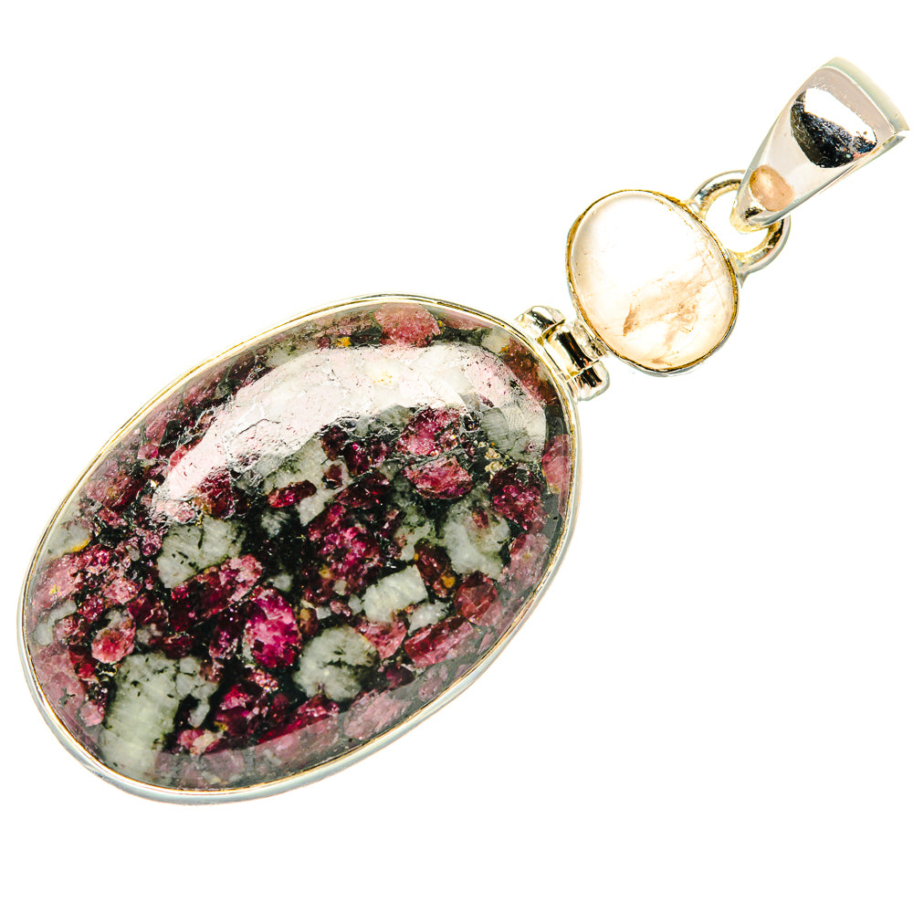 Russian Eudialyte Pendants handcrafted by Ana Silver Co - PD30811 - Photo 2