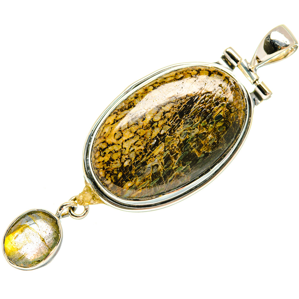 Dinosaur Bone Pendants handcrafted by Ana Silver Co - PD30855 - Photo 2