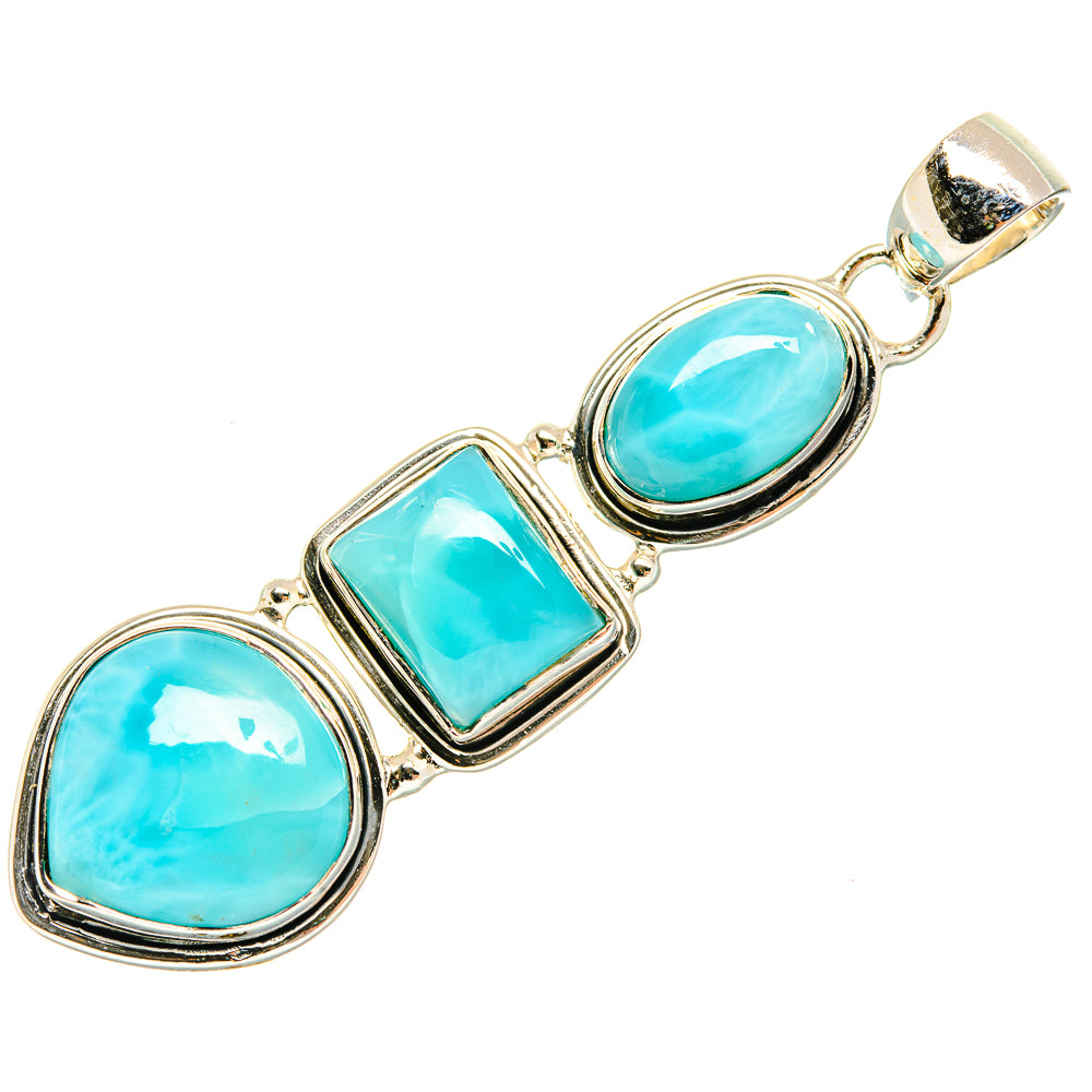 Larimar Pendants handcrafted by Ana Silver Co - PD30862 - Photo 2