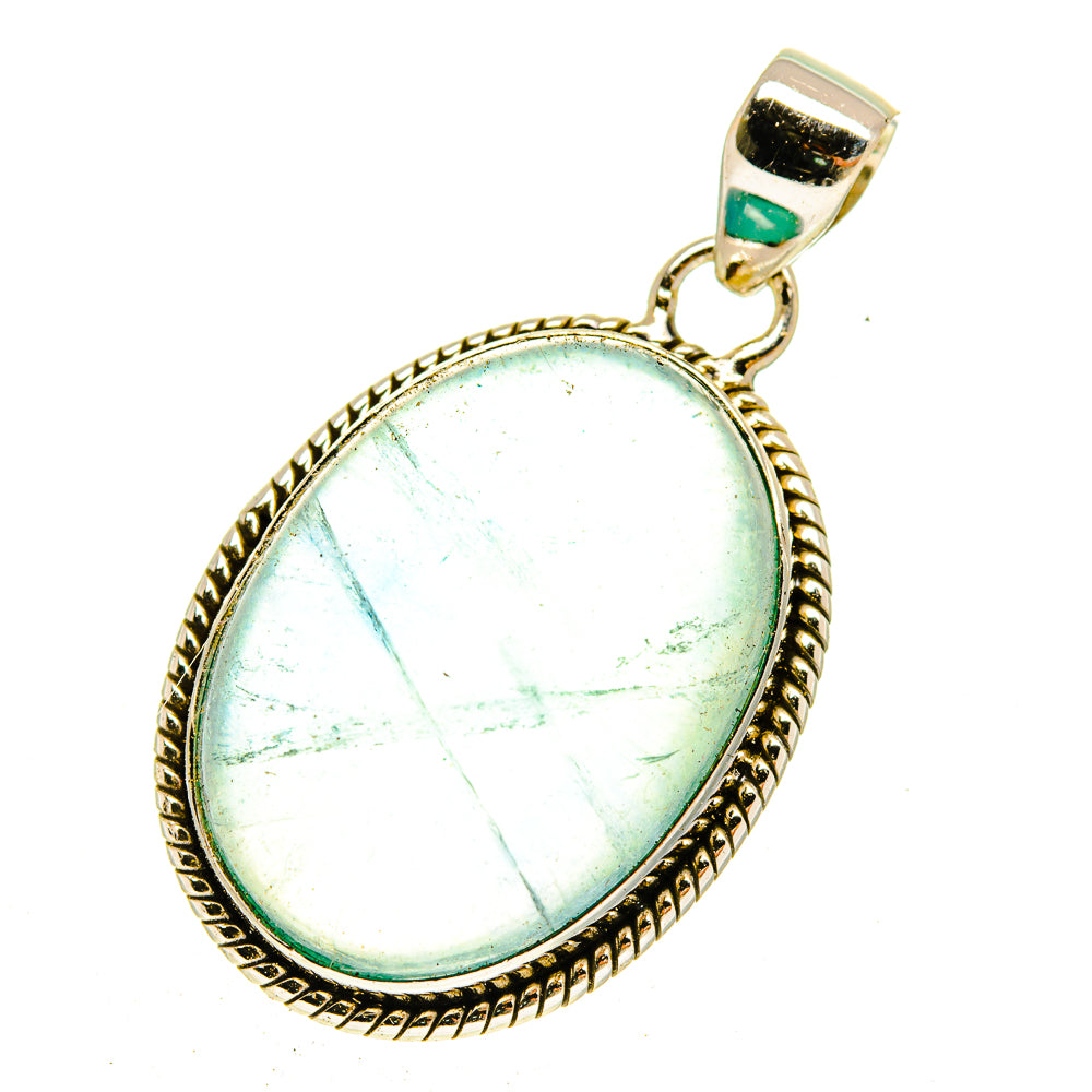Blue Fluorite Pendants handcrafted by Ana Silver Co - PD3087