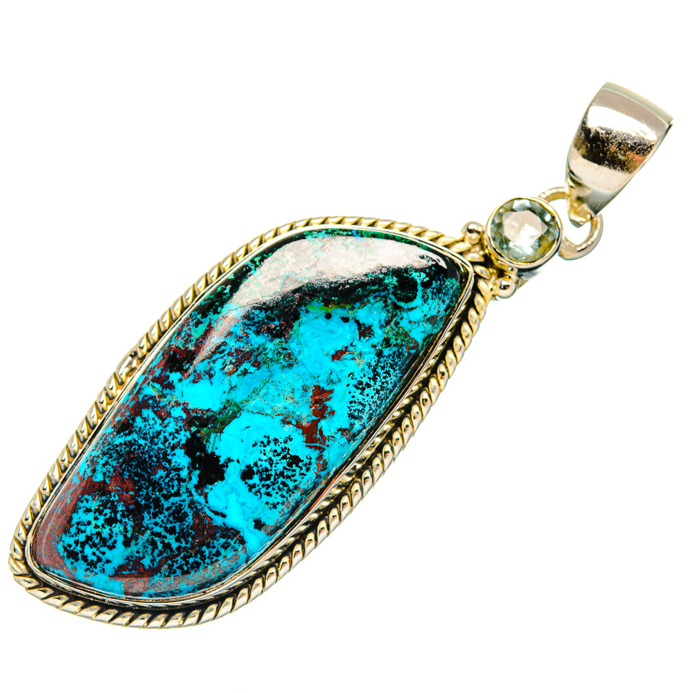 Shattuckite Pendants handcrafted by Ana Silver Co - PD30957 - Photo 2