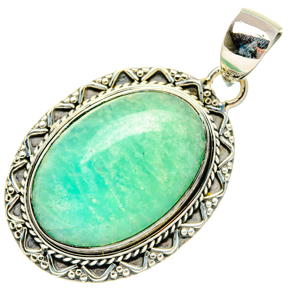 Amazonite Pendants handcrafted by Ana Silver Co - PD30969 - Photo 2