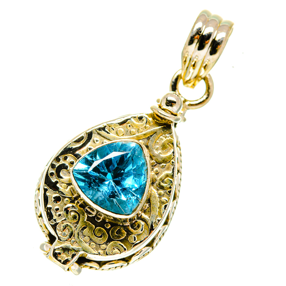 Blue Topaz Pendants handcrafted by Ana Silver Co - PD3097